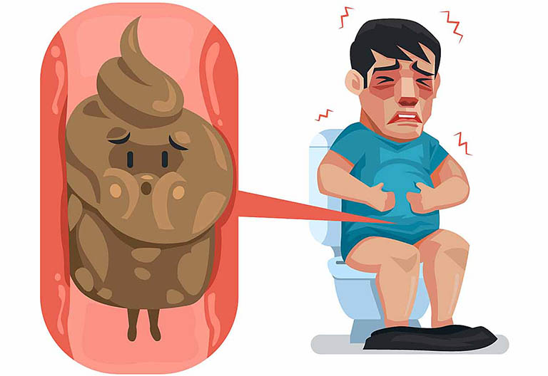 Táo bón do khô phân thường liên quan đến thiếu nước và thiếu chất xơ khiến phân cứng khó đào thải